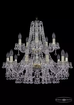 1409/10+5/240/2d/G Подвесная люстра Bohemia Ivele Crystal