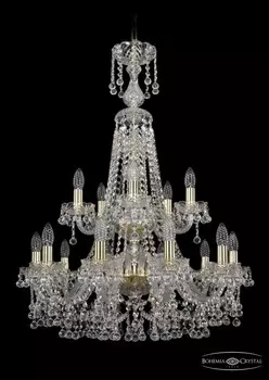 1409/10+5/240/XL-91/2d/G Подвесная люстра Bohemia Ivele Crystal