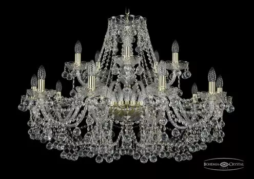 1409/10+5/360/G Подвесная люстра Bohemia Ivele Crystal