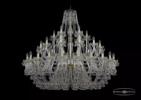 1409/24+12+6/530/G Подвесная люстра Bohemia Ivele Crystal