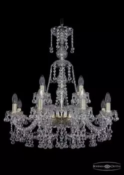 1409/8+4/240/XL-76/G Подвесная люстра Bohemia Ivele Crystal