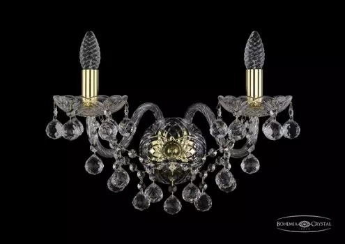 1409B/2/195/XL/G Бра Bohemia Ivele Crystal