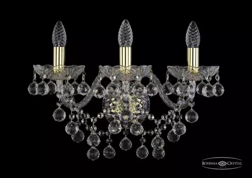 1409B/3/195/XL/G Бра Bohemia Ivele Crystal