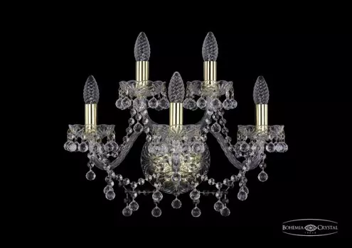 1409B/3+2/160/G Бра Bohemia Ivele Crystal