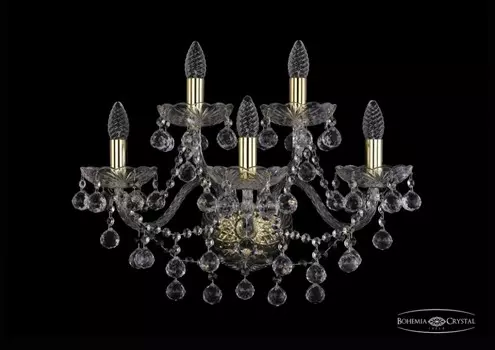 1409B/3+2/195/XL/G Бра Bohemia Ivele Crystal
