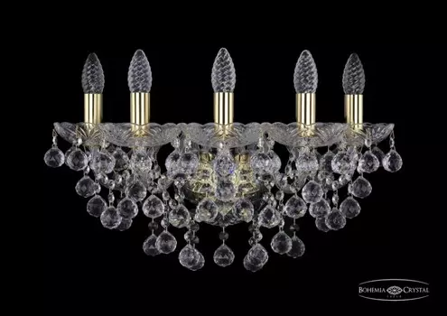 1409B/5/160/XL/G Бра Bohemia Ivele Crystal