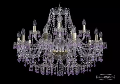 1410/10+5/300/G/V7010 Подвесная люстра Bohemia Ivele Crystal