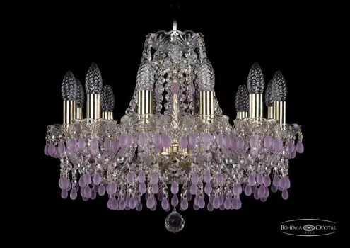 1410/12/160/G/V7010 Подвесная люстра Bohemia Ivele Crystal