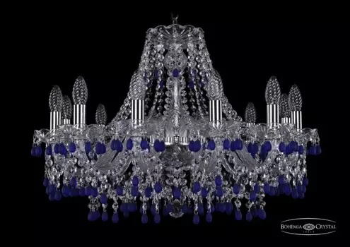 1410/12/240/Ni/V3001 Подвесная люстра Bohemia Ivele Crystal