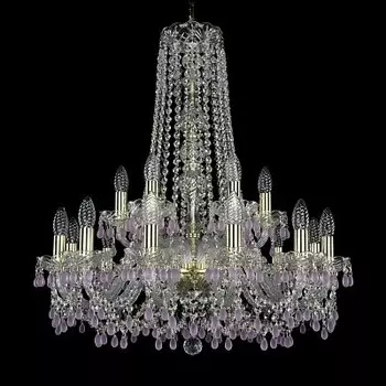 1410/12+6/240/h-74/G/V7010 Подвесная люстра Bohemia Ivele Crystal