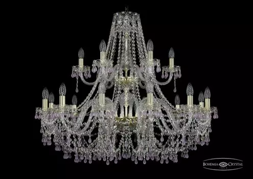 1410/12+6/360/2d/G/V7010 Подвесная люстра Bohemia Ivele Crystal