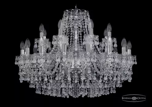1410/16+8/300/Ni/V0300 Подвесная люстра Bohemia Ivele Crystal