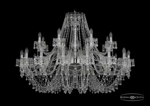 1410/16+8/460/Ni/V0300 Подвесная люстра Bohemia Ivele Crystal