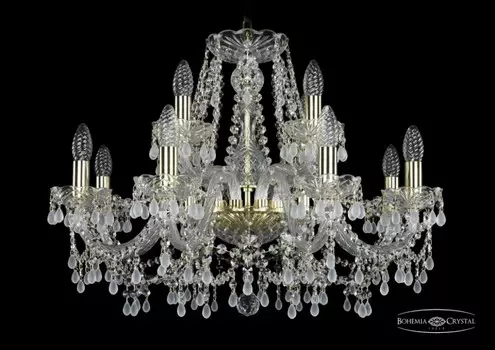 1410/8+4/240/G/V0300 Подвесная люстра Bohemia Ivele Crystal