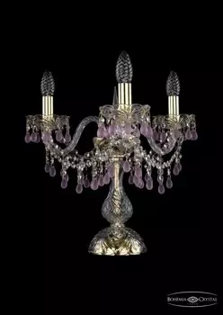 1410L/3/141-39/G/V7010 Настольная лампа Bohemia Ivele Crystal