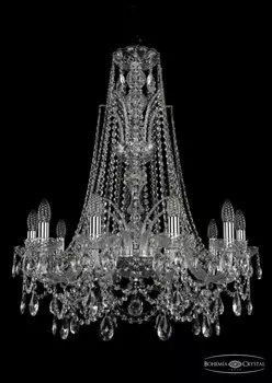 1411/10/240/XL-84/Ni Подвесная люстра Bohemia Ivele Crystal