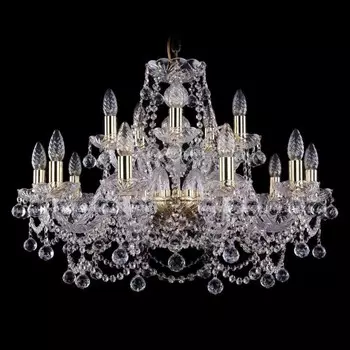 1411/10+5/240/G/Balls Подвесная люстра Bohemia Ivele