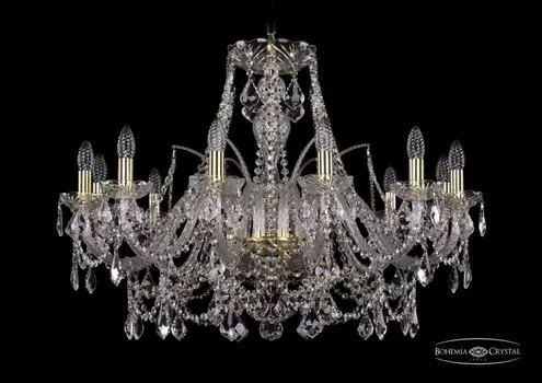 1411/12/300/G/Leafs Подвесная люстра Bohemia Ivele Crystal