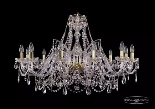 1411/12/360/G Подвесная люстра Bohemia Ivele Crystal