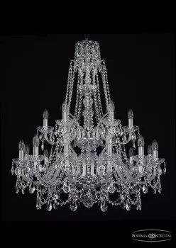 1411/12+6/300/XL-99/2d/Ni Подвесная люстра Bohemia Ivele Crystal