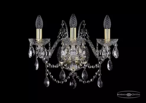 1411B/3/160/G Бра Bohemia Ivele Crystal
