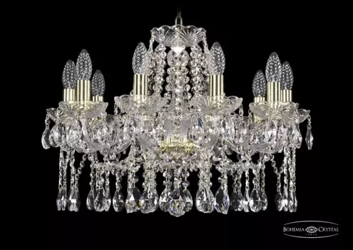 1413/10/200/G Подвесная люстра Bohemia Ivele Crystal
