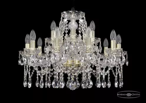 1413/10+5/220/G Подвесная люстра Bohemia Ivele Crystal