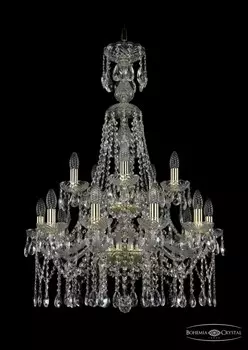 1413/10+5/220/XL-92/2d/G Подвесная люстра Bohemia Ivele Crystal