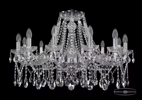 1413/12/300/Ni Подвесная люстра Bohemia Ivele Crystal