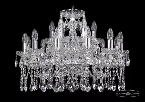 1413/12+6/220/Ni Подвесная люстра Bohemia Ivele Crystal