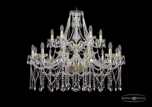 1413/12+6/360/2d/G Подвесная люстра Bohemia Ivele Crystal