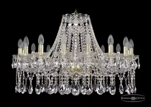 1413/16/300/G Подвесная люстра Bohemia Ivele Crystal