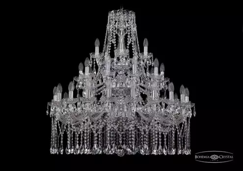1413/20+10+5/360/3d/Ni Подвесная люстра Bohemia Ivele Crystal