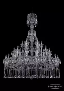 1413/24+12+6/530/XL-176/Ni Подвесная люстра Bohemia Ivele Crystal