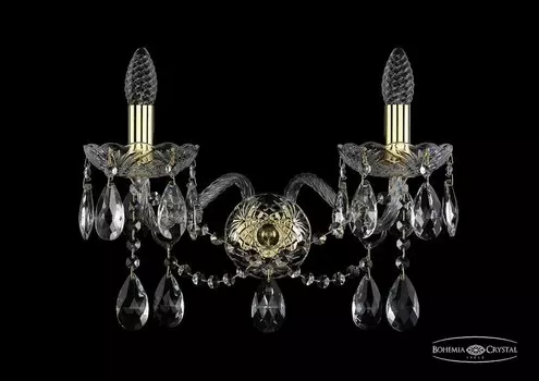 1413B/2/200/XL/G Бра Bohemia Ivele Crystal