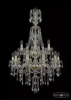 1415/10+5/220/XL-104/2d/G Подвесная люстра Bohemia Ivele Crystal