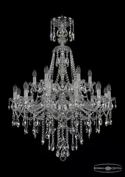 1415/12+6/300/XL-114/2d/Ni Подвесная люстра Bohemia Ivele Crystal