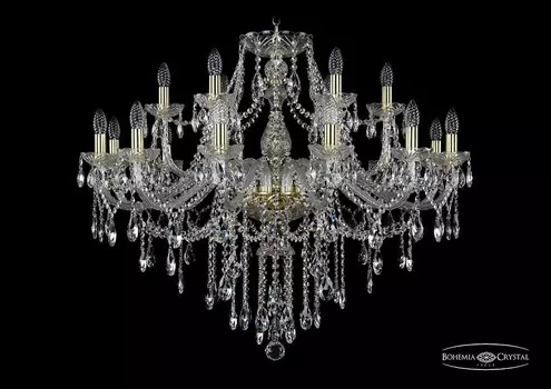 1415/12+6/360/G Подвесная люстра Bohemia Ivele Crystal