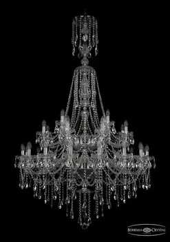 1415/16+8+4/400/XL-185/2d/Ni Подвесная люстра Bohemia Ivele Crystal