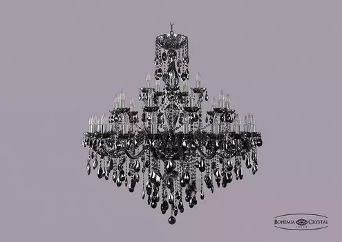 1415/20+10+5/400/Ni/M781 Подвесная люстра Bohemia Ivele Crystal