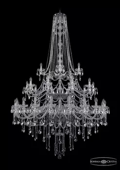 1415/20+10+5/530/h-231/3d/Ni Подвесная люстра Bohemia Ivele Crystal