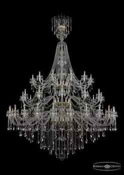 1415/24+12+12/900/XLU-320/3d/G Подвесная люстра Bohemia Ivele Crystal