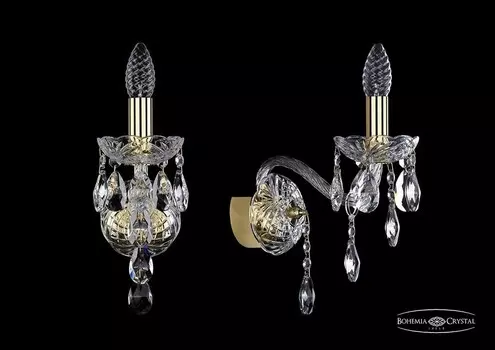 1415B/1/165/G Бра Bohemia Ivele Crystal