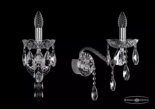 1415B/1/200/XL/Ni Бра Bohemia Ivele Crystal