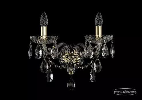 1415B/2/165/XL/G Бра Bohemia Ivele Crystal