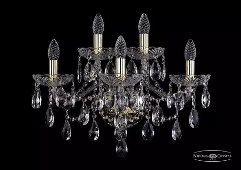 1415B/3+2/200/XL/G Бра Bohemia Ivele Crystal