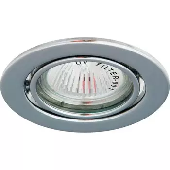 Светильник встраиваемый Feron DL11 потолочный MR16 G5.3 хром 15118