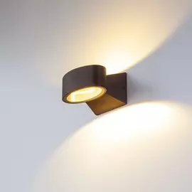 1549 TECHNO LED BLINC черный Уличный настенный светодиодный светильник Elektrostandard (a038413)