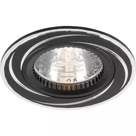Светильник встраиваемый Feron GS-M361 потолочный MR16 G5.3 черный 18896
