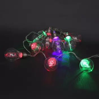 1,8м. Гирлянда RGB, "Лампы" с насадками A-321 WT Sneha (1421598)